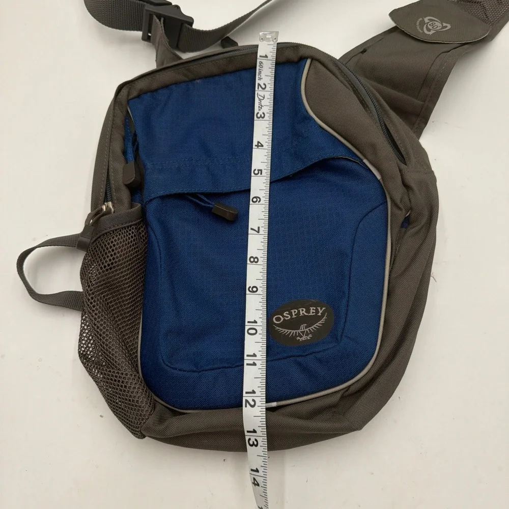 Osprey Sling Bag Veer ReSource Series Recycled Crossbody Blue Brown Mens OS